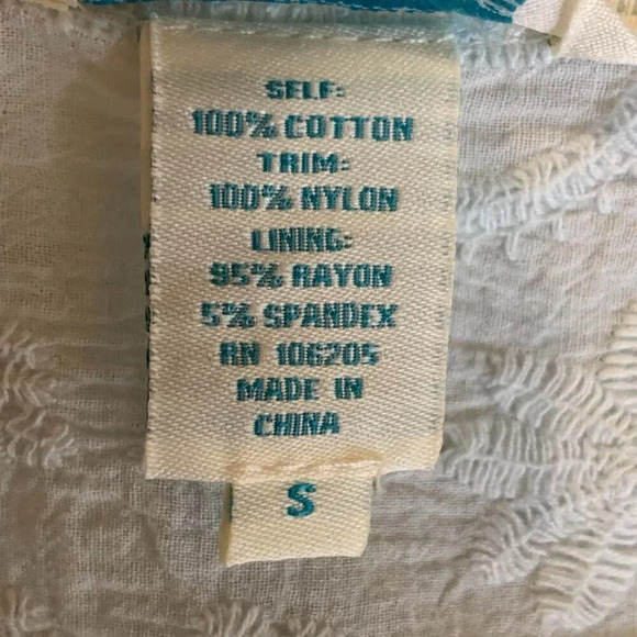 Sundance Women's Dreamscape Lace Floral Sheer Embroidered Boho Romantic Size S‎ - Picture 7 of 11